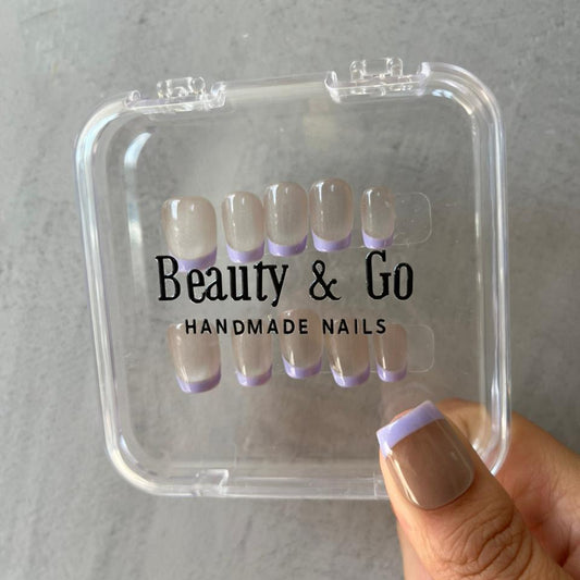Purple French (Soft Gel)