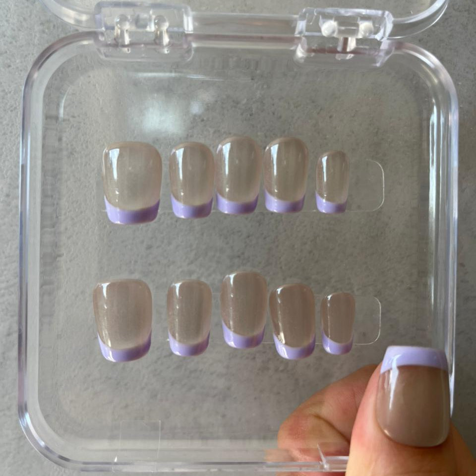 Purple French (Soft Gel)